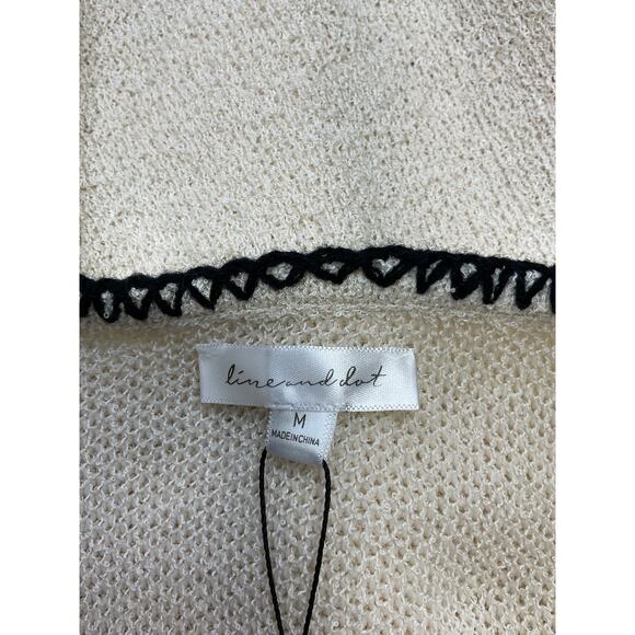 Line & Dot 'Maris' Beige Polyester Vest Size M - Picture 4 of 5